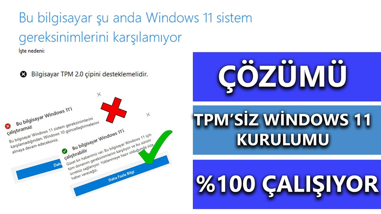 Windows 11 Sistem Gereksinimleri Bypass Aracı Uyarısı