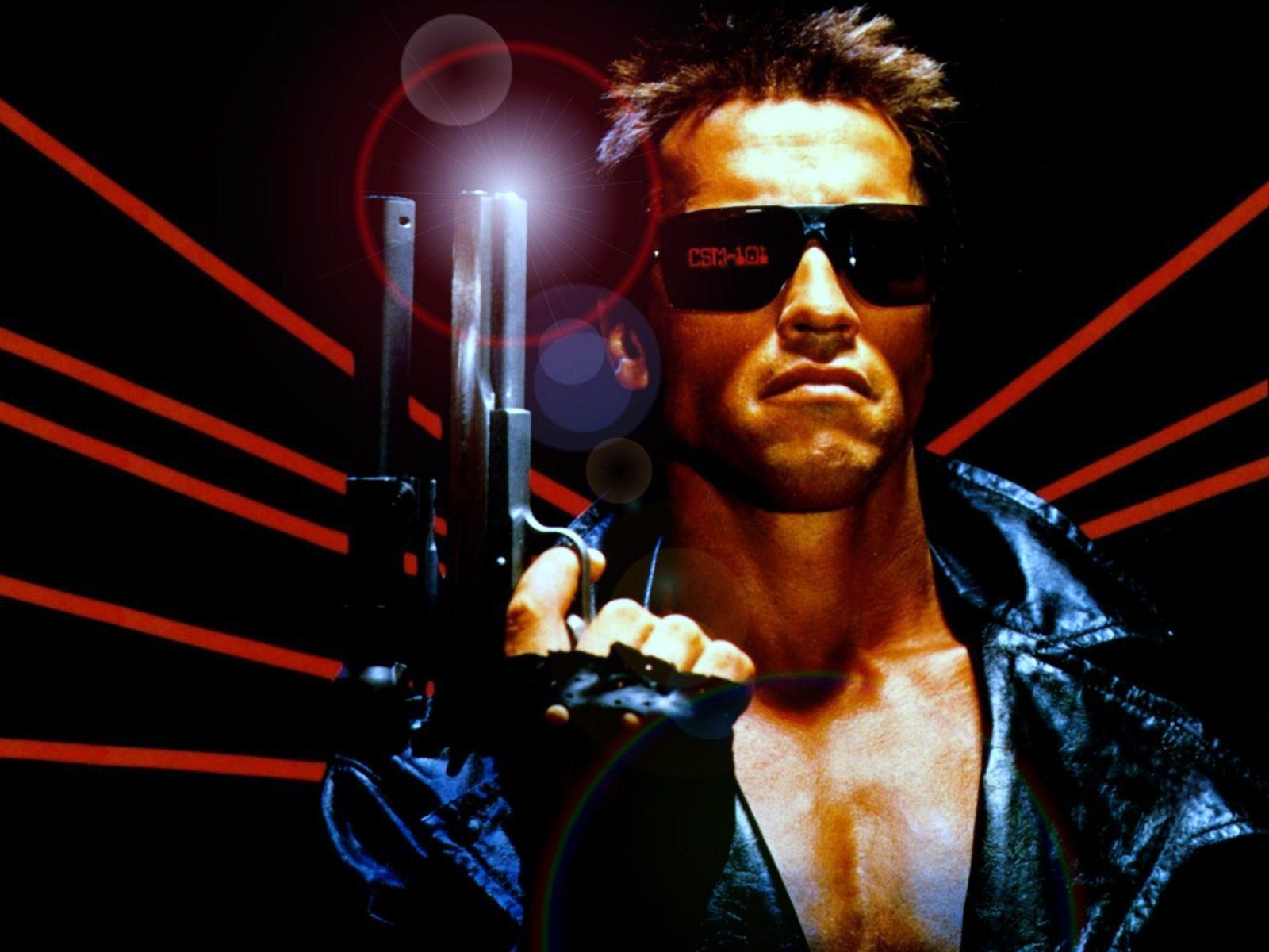 A modern and aesthetic visual inspired by Terminator 2D: No Fate featuring futuristic robots and action sequences.